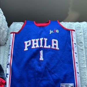 Reversible Kids Philadelphia 76ers Jersey - Medium